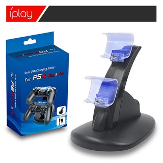 PS4 Controller LED Dual Charging Dock USB Charger Stand Station