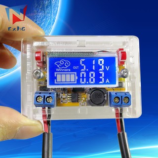 ExhG❤❤❤High quality New DC-DC Adjustable Step Down Power Supply Module Voltage Current LCD Display S