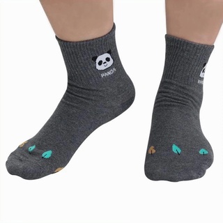 GMKS Cute Panda Designed Cute Cotton Socks for Kids and Teens
