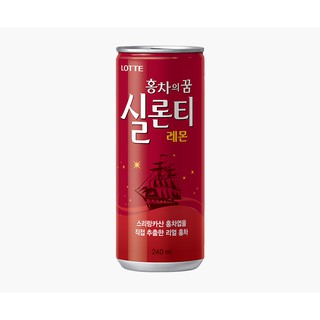 Lotte Ceylon Tea (Lemon) 240ml Korean Foods Korean Products Drinks