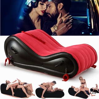B Modern Inflatable Air Sofa For Adult Couple Love Game Chair With 4 Handcuffs Beach Garden Outdoor (1)