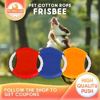 Pet New Land Pet Frisbee Rope Frisbee Toy bite-resistant frisbee special training toy for dogs