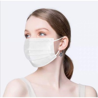 Smart Gold 7pcs White Face Mask Disposable Earloop 3ply Face Masks white face mask high quality