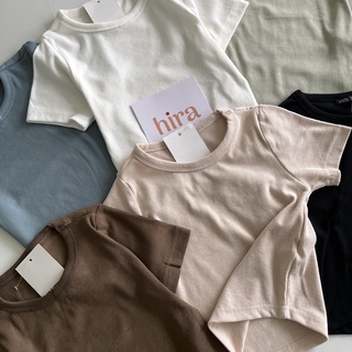 Hira • Zara Basic Fit Ribbed Croptop Neutral colors