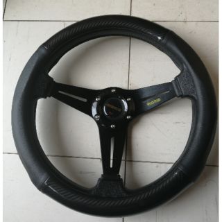 Carbon Fiber Look Steering Wheel Cover - V5importz (2)