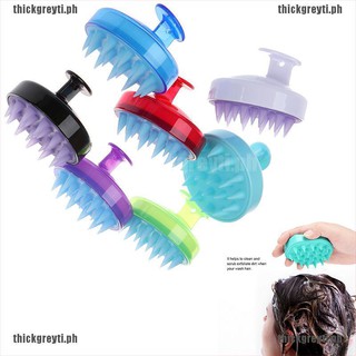 【thickgreyti*COD】1Pc Silicone scalp shampoo shower washing hair massage massag