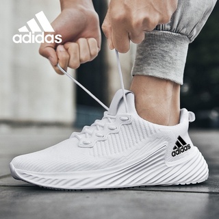 Adidas Sports Shoes Men's Running Shoes Casual Breathable Woven Jogging Training Shoes Mesh Fashion Road Running Shoes Large Size Light Men's Shoes 39-46