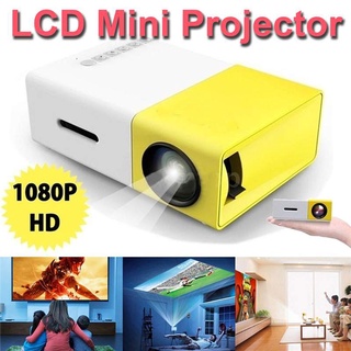 ﹉❆℗YG300 Pro LCD LED Projector 480x272 Pixels 600 Lumens 800:1 Support 1080P Portable Cinema Audio H