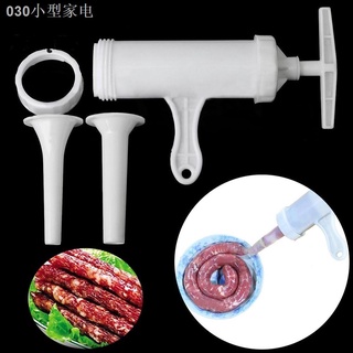 ◘☏❁●PO Kitchen Plastic Manual Meat Sausage Filler Stuffer Funnel Salami Maker Machine