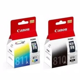 1 Set Canon PG-810 Black & CL-811 Color Cartridge