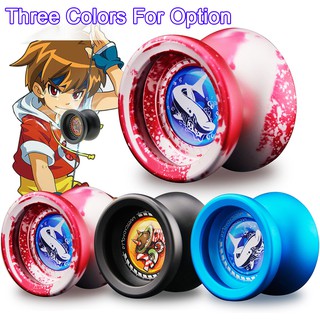 ONLY BLUE COLORS MAGICYOYO T9 Polished Alloy Aluminum Responsive Unresponsive Yoyo Ball Spin Toy for