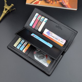 Long Wallet for Men Hot Sales PU Leather Purse Modern Male Wallets-2 Colors (Ready Stock)