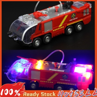 NTP Funny Electric Fire Fighting Truck Light Sound 360 Degree Spray Water Kids Toy