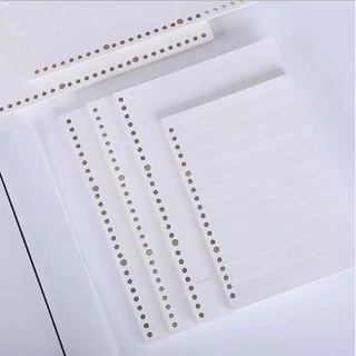 Stationery♚Loose leaf Binder Notebook Refill A5/B5/ A4 20/26/30 holes