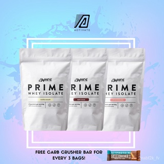 Prime Whey Isolate by Wheyl Nutrition- 15 servings per bag, 26g of protein per serving and only 110