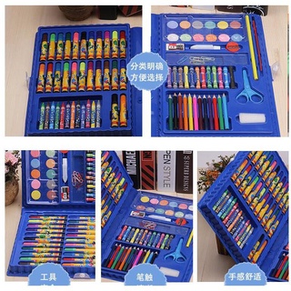 Art Supplies♈﹍✗86 pcs 42 pcs Kids Coloring Set Painting Water Color Crayon Drawing Set Art Set Child