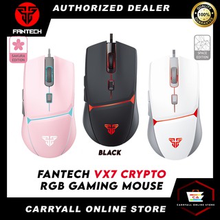 FANTECH VX7 Crypto Gaming Mouse - Sakura Pink
