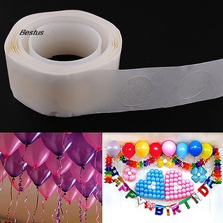 BEST 100 Pcs/Roll Double Sided Adhesive Tape Balloon Stick DIY Wedding Craft Sticker