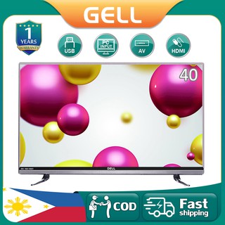 TV GELL 40 INCH TV Flat-screen Frameless Television sale LED TV Not Smart TV