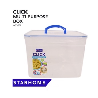 12L FOOD STORAGE / Food Keeper /4 Sides Airtight Container / CLICK Multipurpose Storage Box