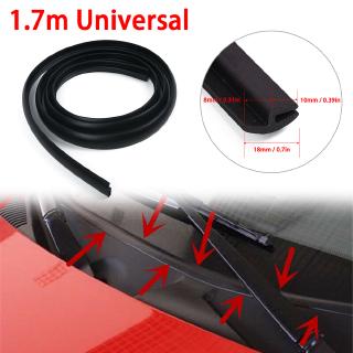 1.7M Universal Car Protective Rubber Gasket Strip Under Front Windshield Pan (1)
