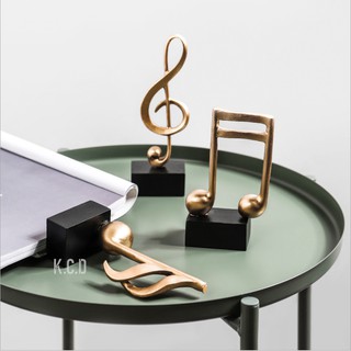 Music Decor Musical Sculpture Statue Music Note Figurine for Home Piano Gifts Souvenirs Resin