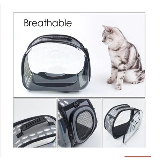 pet supplies transparent dog cat puppy dog carrier bag (5)
