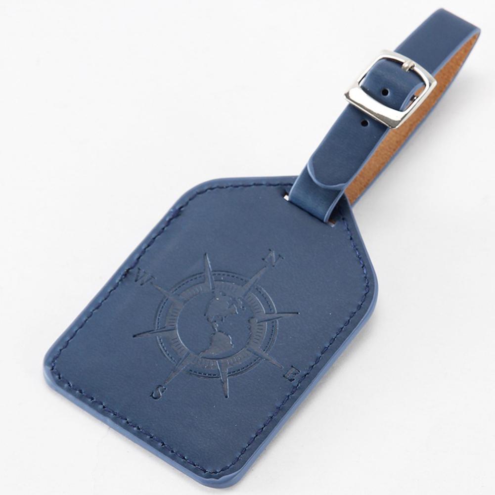 Portable Practical PU Leather Lightweight Carrying Fashion Wear Resistant Travel Luggage Tag (8)