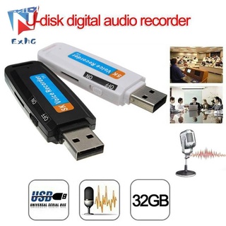 ♘❆ExhG❤❤❤High quality USB Port Digital Audio Voice Recorder Without Memory U-Disk Recording Device @