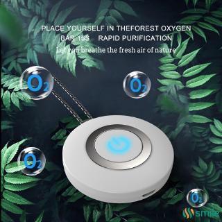 Portable 6 million negative ion generator air purifier mute moisture absorption formaldehyde second-hand smoke necklace air purifier Wearable Negative Ion Air Purifier Car USB Ioniser Air Fresher Cleaner Personal Ionizer Necklace Negative Ion Ozone (8)
