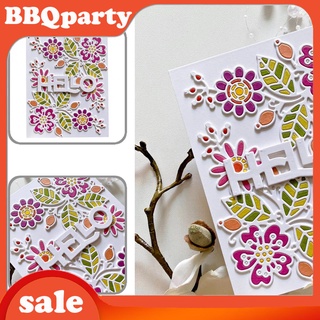 <BBQparty> Creative Template Mould Wide Usage Template Mould Reusable Paper Embossing Tool