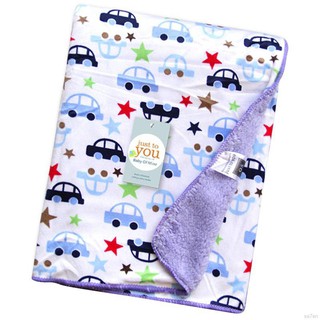 muslin blanket⊕✲Se7en 102*76cm Winter Muslin Baby Cartoon Cute Swaddling Blanket Bath Towel