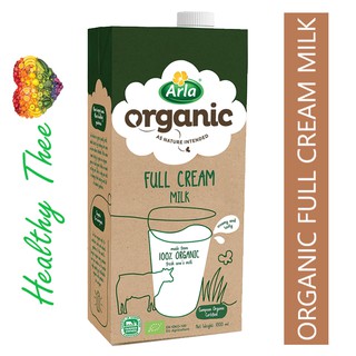 Arla Organic Full Cream Milk 1 Liter, Made from 100% organic fresh cow's milk