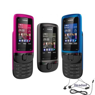 For OEM Brand Nokia Slide Keypad GSM C2-05 Classic single SIM Feature Phone Basic Mobiles COD