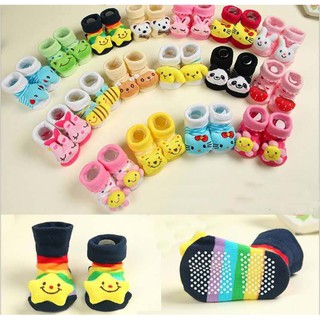 Non-slip baby socks cartoon baby cotton socks doll socks newborn children socks 3D socks
