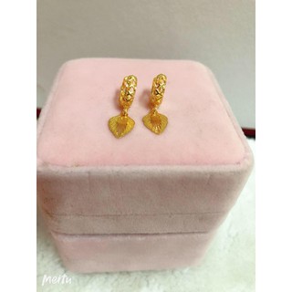 ✷4pairs 100 24k gold plated Bangkok gold Earringd