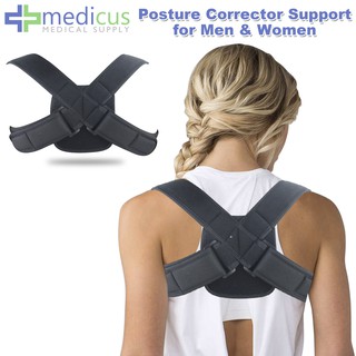 Medicus Adjustable Posture Corrector Shoulder Lumbar Brace Support Brace Back Support Belt Back