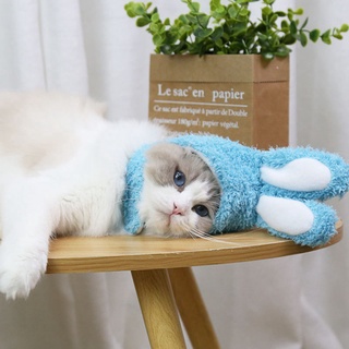 Cat Clothes Headgear Costume Bunny Rabbit Ears Hat Pet Cat Cosplay Cat Costumes Small Dogs Kitten Costume (7)