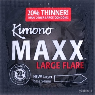 Kimono Maxx Flare Condoms Large Made in Thailand Exp. 12/2023