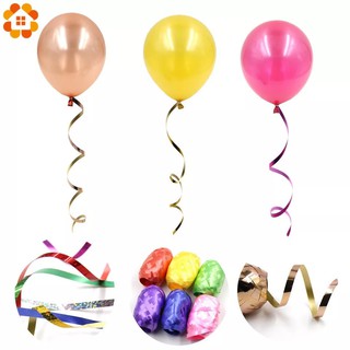 10m Laser Ribbon Balloon Rope Foil Balloon For Air Balloon Wrapping Tap wedding birthday decor party supplies
