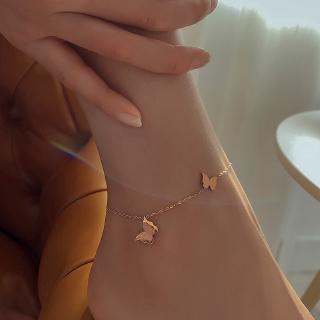 Exquisite Butterfly Anklet 【DDFI】 Ankle Personality Simple Design Net Red Korean New Anklet C4B05