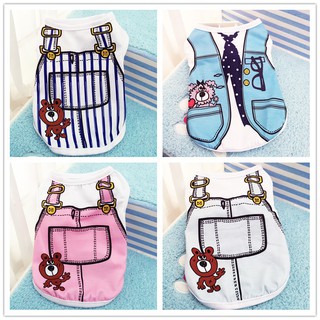 Pet Clothes Dog Vest Puppy Small Pet Clothing cat teddy