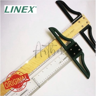 LINEX T-Square ruler with detachable head with Bag Acrylic and wood materials
