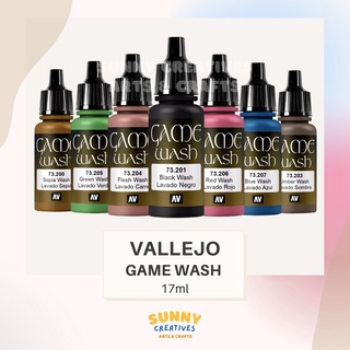 VALLEJO Game Wash | Game Color Wash | Acrylic Matt and Opaque Paint 17ml
