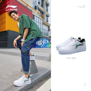Li Ning Sneakers Men's Casual Shoes Men's Shoes Summer New Breathable Shoes Sneakers White Skateboar (1)