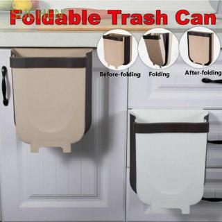 SUCHEN Wall Mounted Trash Can Car Folding Waste Bin Kitchen/Bathroom Garbage Bucket