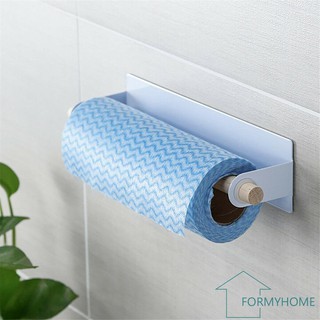 Kitchen Adhesive Roll Paper Holder Bathroom Toilet Towel Tissue Hanger Rack Wall Mount