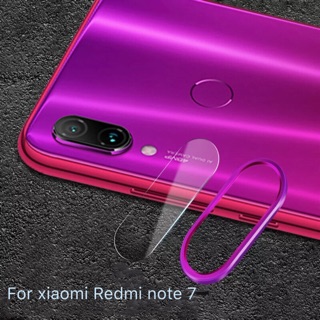 Redmi note 7/7 pro,Redmi Note 8,Note 8 Pro,Mi 9/9se camera metal ring +lens tempered