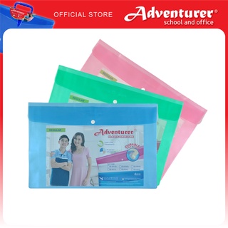 Adventurer Regular Plastic Envelope, Colored Smoke, Snap Type, Long