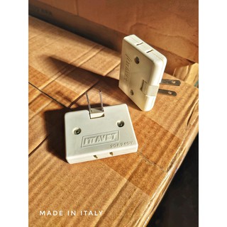 ITAVET Flat Swivel Plug Adapter (Triple Tap)